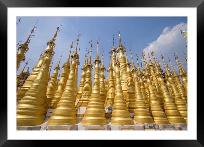  Shwe Inn Tain Monastery#2 Framed Mounted Print by Annette Johnson