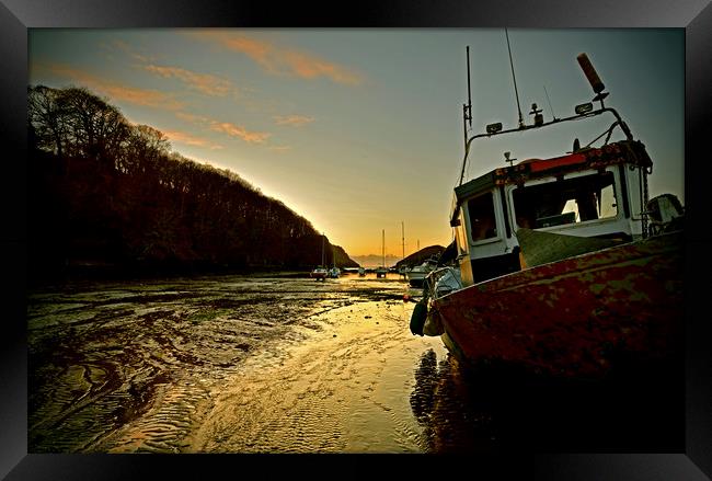 Watermouth Bay Sunset Framed Print by graham young