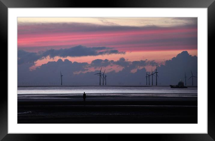 turbines Framed Mounted Print by sue davies