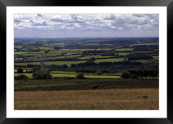 Exmoor Landscape Framed Mounted Print by Tony Murtagh