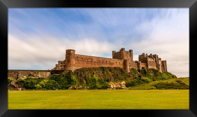 Breathtaking Bamburgh Castle.............. Framed Print by Naylor's Photography
