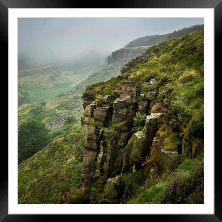 Coombes edge Framed Mounted Print by Andrew Kearton