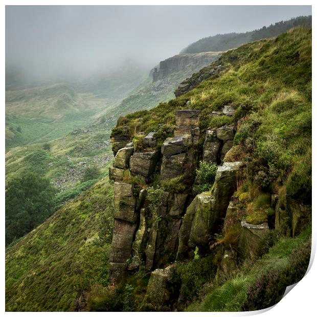 Coombes edge Print by Andrew Kearton