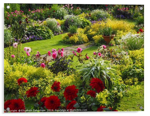 In an English Country Garden Acrylic by Elizabeth Debenham