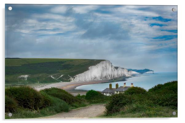 Seven Sisters Acrylic by Charlotte Moon