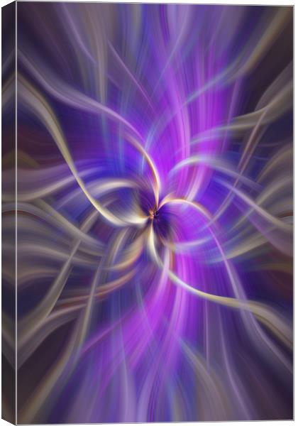 The Violet Flame. Spirituality Canvas Print by Jenny Rainbow