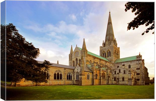Chichester Cathedral Canvas Print by graham young