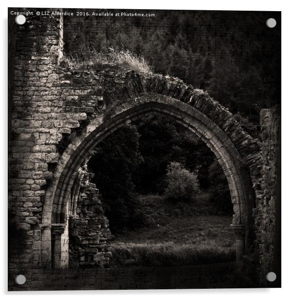 Through the Arch Acrylic by LIZ Alderdice