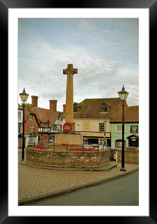 Arundel War Memorial Framed Mounted Print by graham young
