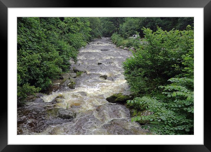 East Lyn River Framed Mounted Print by Tony Murtagh