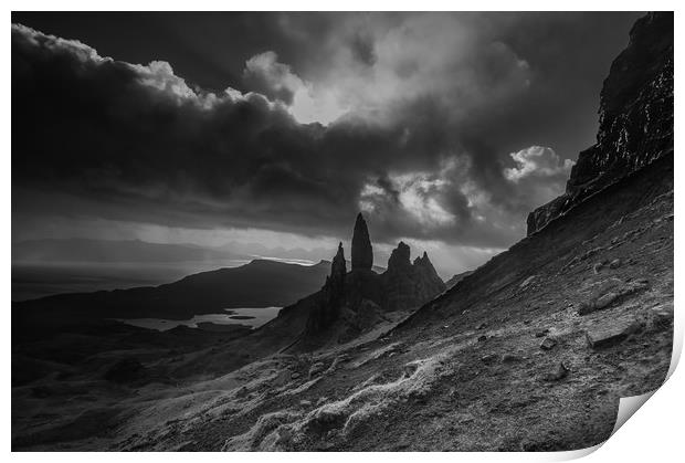 The Old Man of Storr  Print by Paul Andrews