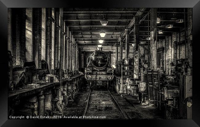 In the workshops Framed Print by David Oxtaby  ARPS
