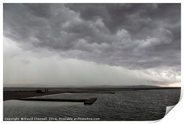West Kirby Storm  Print by David Chennell