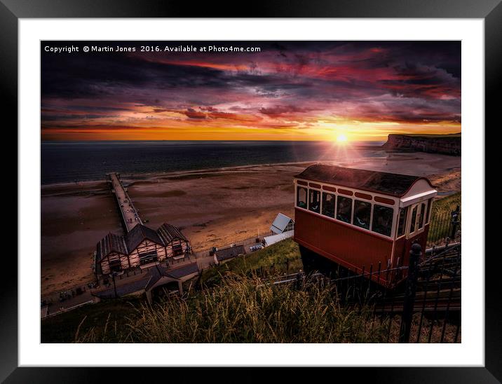 Saltburn Sunrise Framed Mounted Print by K7 Photography