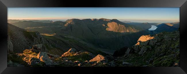 Great Gable Sunrise Framed Print by James Grant