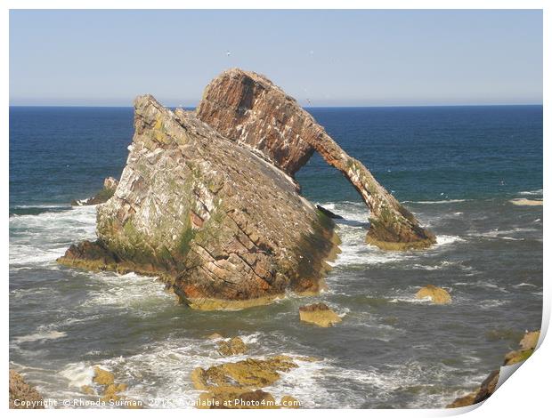 Bow Fiddle Rock Print by Rhonda Surman