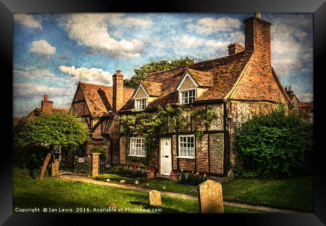 A Corner of Turville Framed Print by Ian Lewis