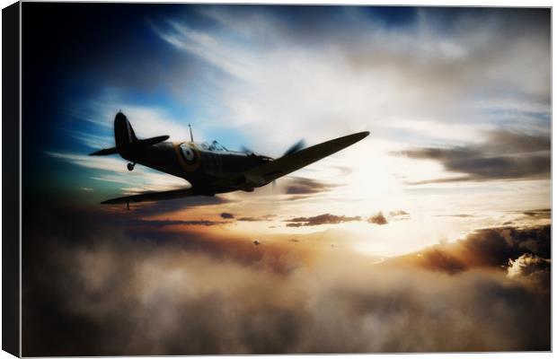 Spitfire Dream Canvas Print by J Biggadike