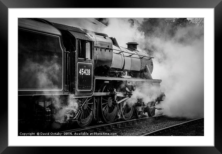 45428 'Eric Treacy' at Grosmont Framed Mounted Print by David Oxtaby  ARPS