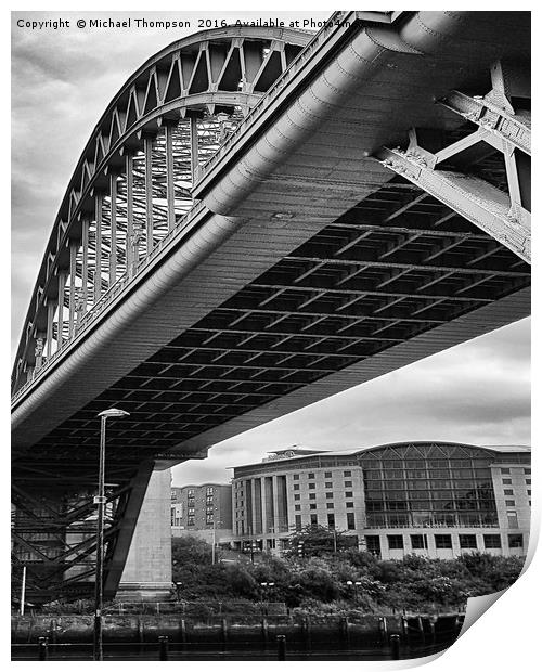 Tyne Bridge Print by Michael Thompson