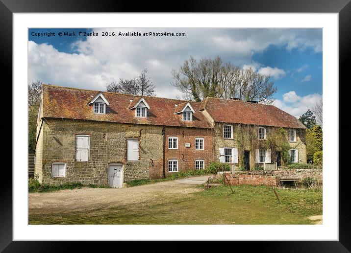 Headley Mill ,Hampshire  , UK Framed Mounted Print by Mark  F Banks