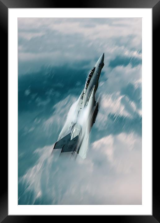 Tomcat Rocket Framed Mounted Print by J Biggadike
