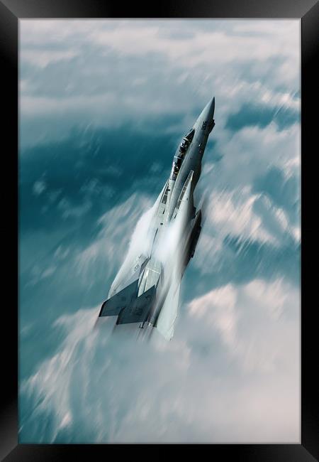 Tomcat Rocket Framed Print by J Biggadike