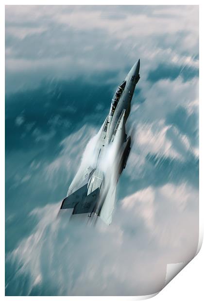 Tomcat Rocket Print by J Biggadike