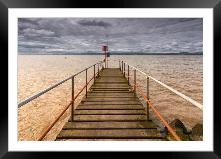 The Jetty  at West Kirby Framed Mounted Print by Rob Lester