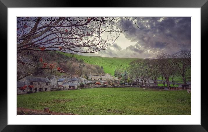 North Britain Countryside Framed Mounted Print by Zahra Majid