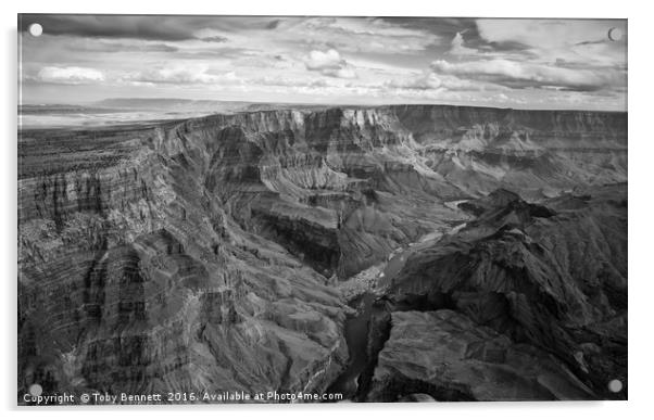 Aerial View of The Grand Canyon Acrylic by Toby Bennett