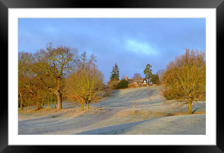 Cool Blue Morning. Framed Mounted Print by Stuart Thomas