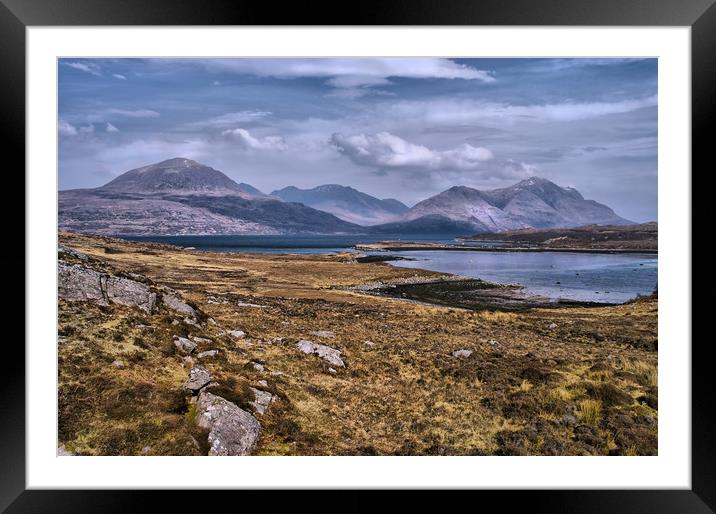 Loch Torridon in the Scottish Highlands Framed Mounted Print by Jacqi Elmslie