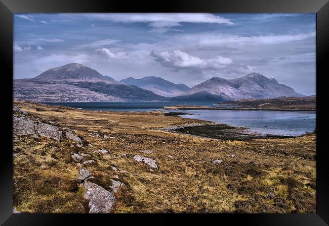 Loch Torridon in the Scottish Highlands Framed Print by Jacqi Elmslie