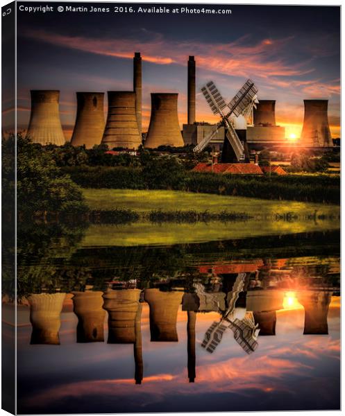 West Burton Reflections Canvas Print by K7 Photography