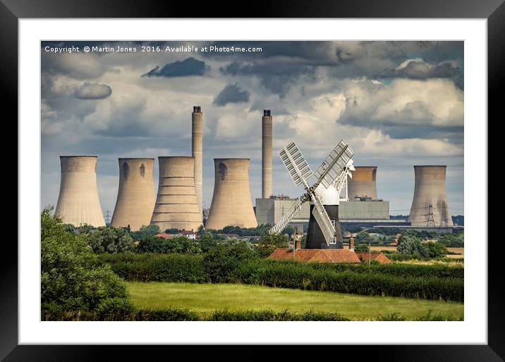 Trent Valley Power - A Century Apart Framed Mounted Print by K7 Photography