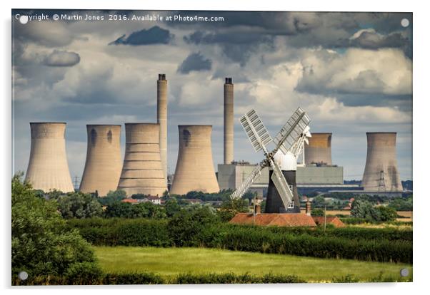 Trent Valley Power - A Century Apart Acrylic by K7 Photography