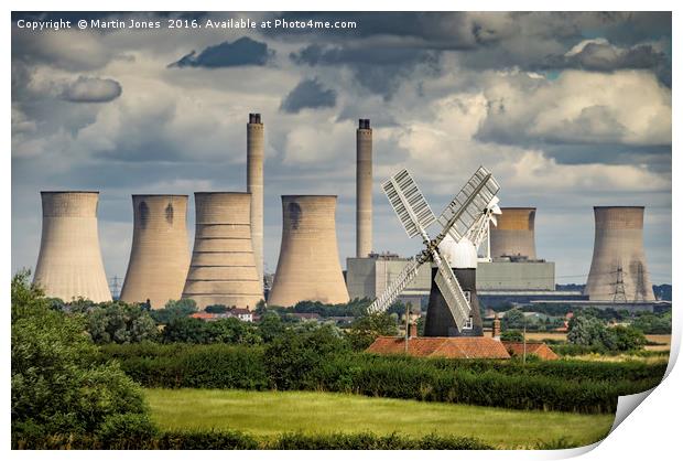 Trent Valley Power - A Century Apart Print by K7 Photography