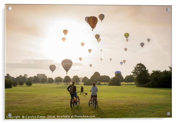 Bristol Balloons Acrylic by Carolyn Eaton