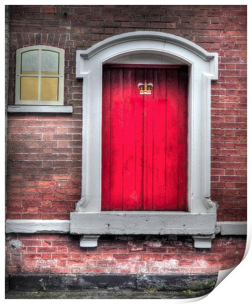 The Red Door Print by Jon Fixter