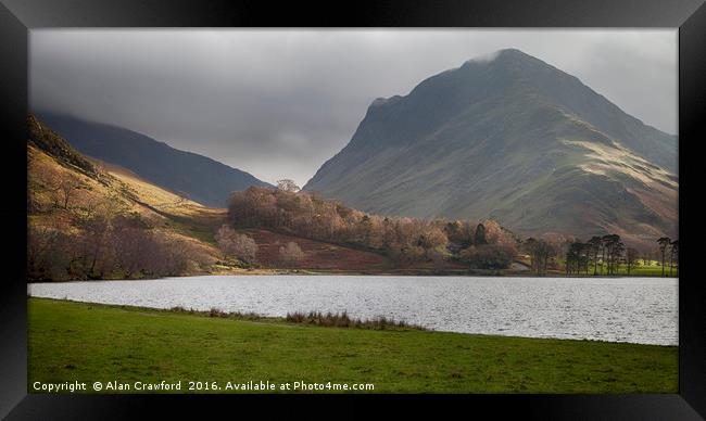 Lake District Light Framed Print by Alan Crawford