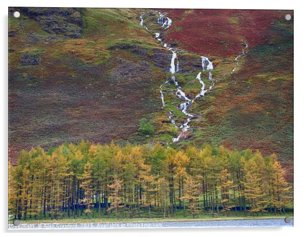 Lake District Autumn Acrylic by Alan Crawford