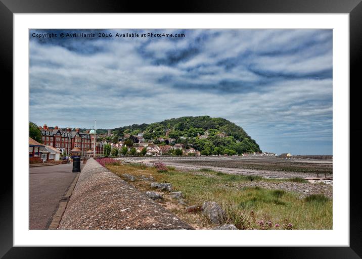 Minehead Framed Mounted Print by Avril Harris