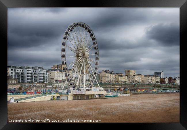brighton seafront Framed Print by Alan Tunnicliffe