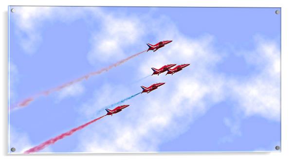 The Red Arrows Acrylic by Jeni Harney