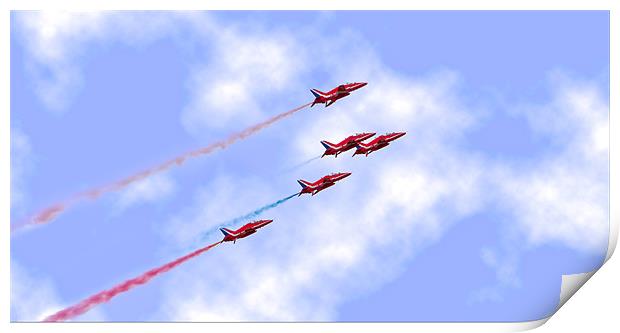 The Red Arrows Print by Jeni Harney