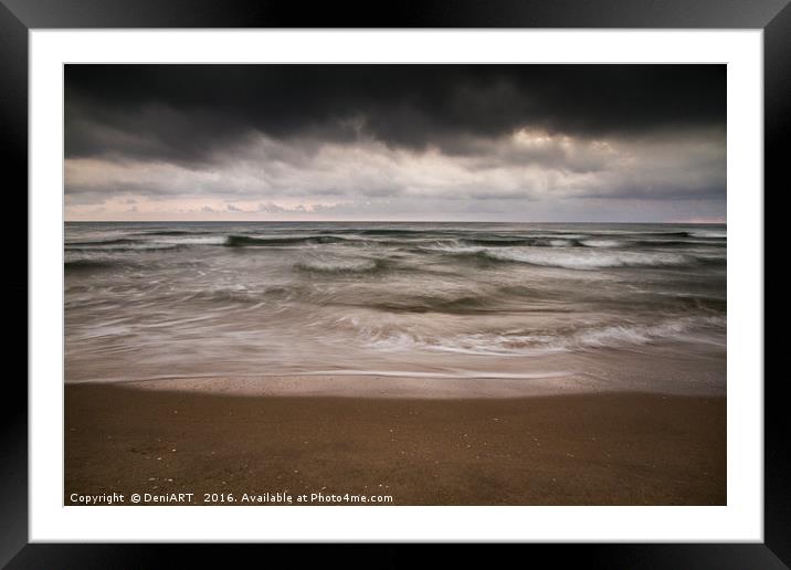 Before the storm Framed Mounted Print by DeniART 