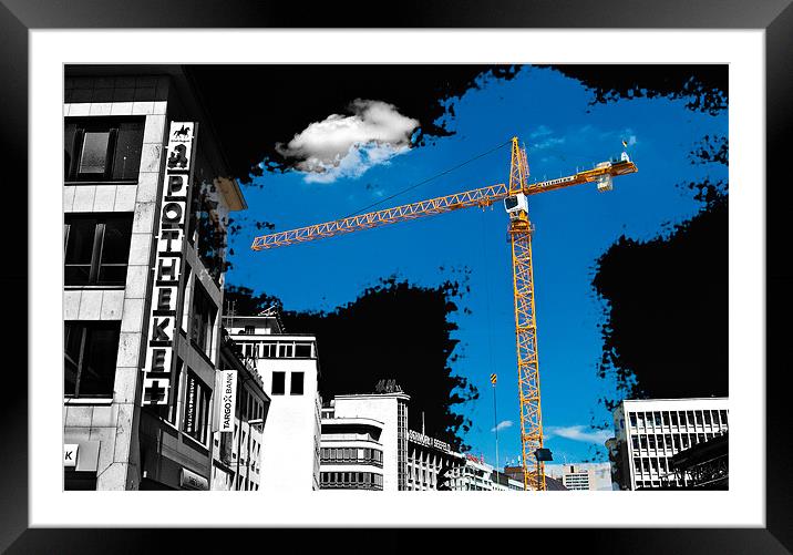 Hannovarian Construction Framed Mounted Print by Rob Hawkins