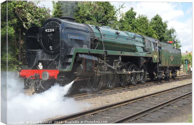 92214 Leicester City at Loughborough Canvas Print by David Birchall