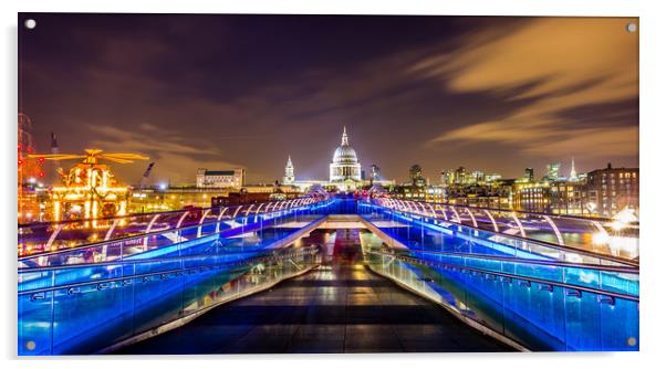 A View of St Pauls Across the River Thames Acrylic by Jordan Sapey